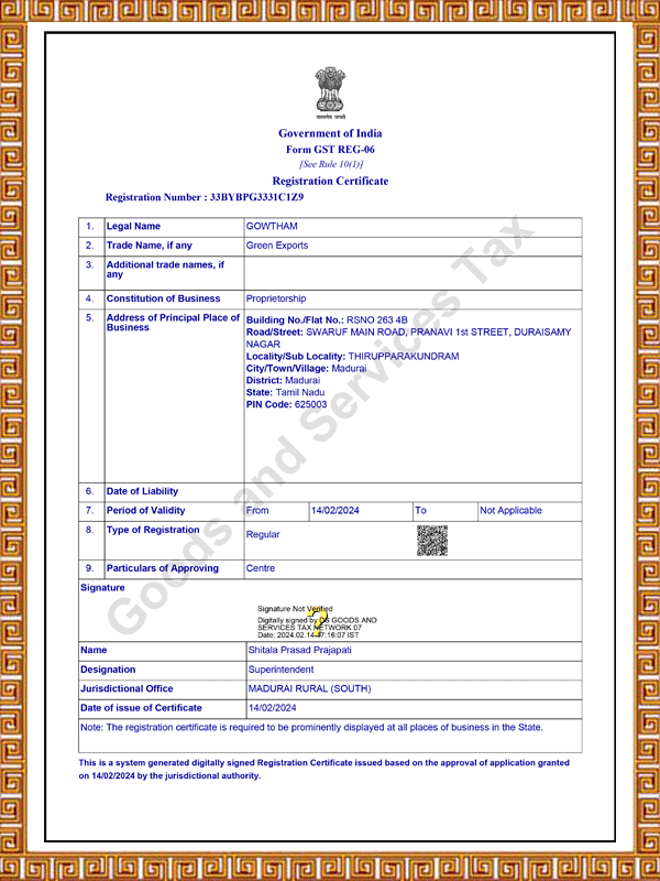 gst-certificate